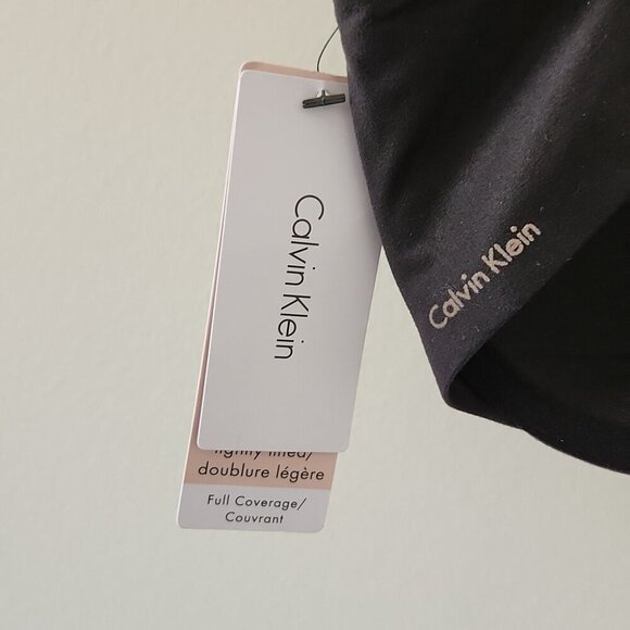 NWT CALVIN KLEIN | Perfectly Fit Lightly Lined Memory Touch Bra black Sz 36C - Picture 5 of 5
